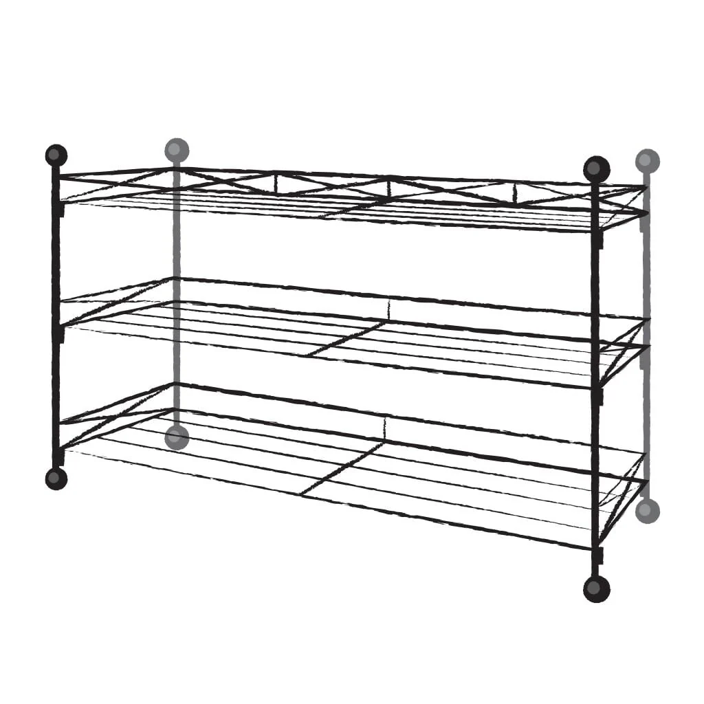 Elegance Large Shoe Rack - Image 4