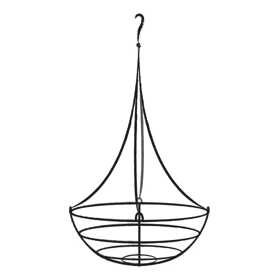 Elegance Hanging Basket - Small 30cm - Image 6