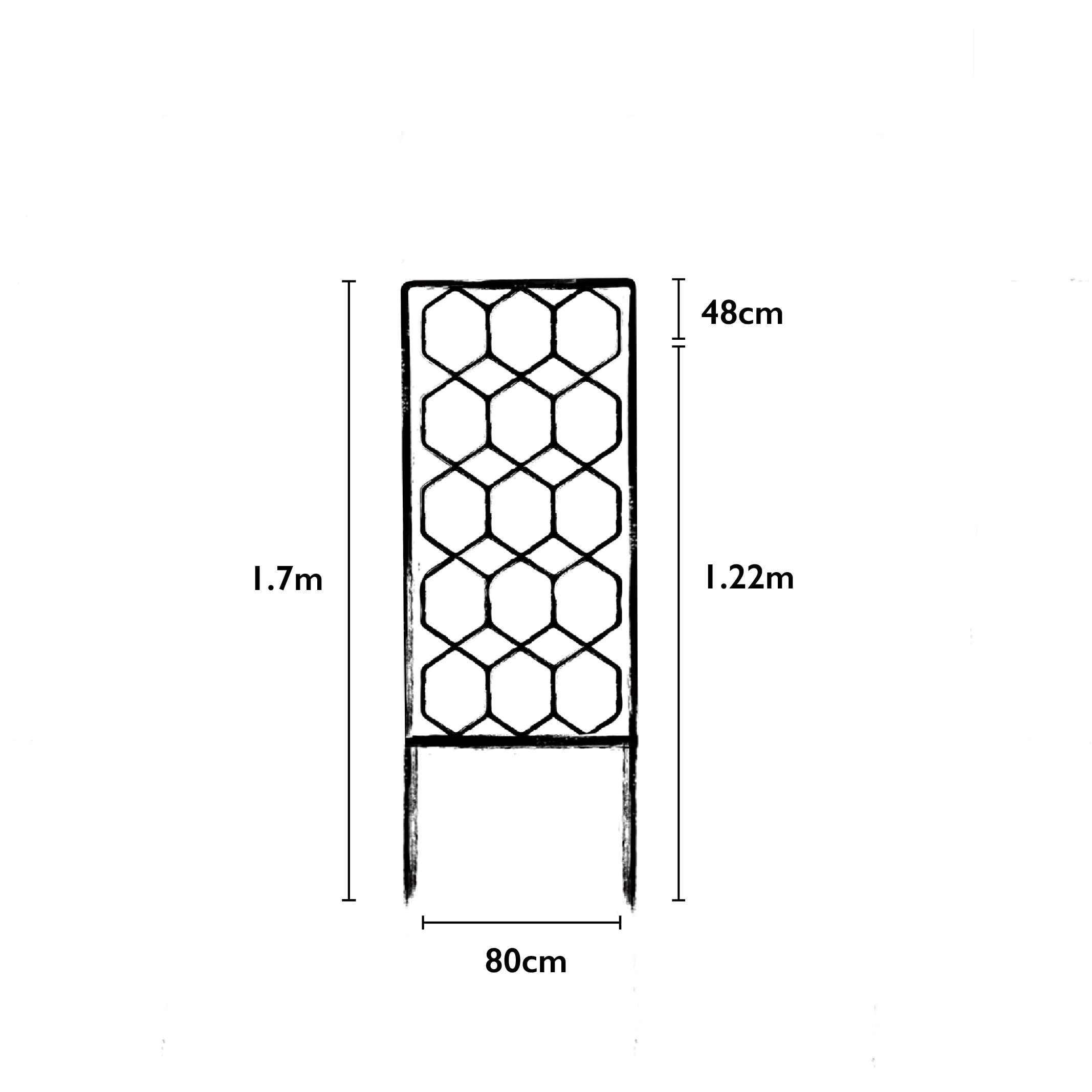 Small Flat Fencing Screen - Image 3