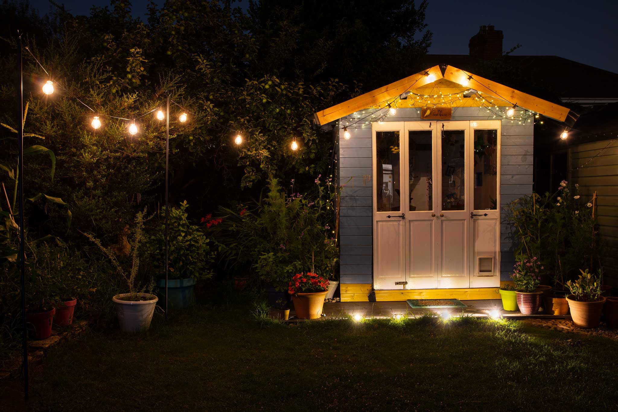 Festoon Pole - Matt Black (set of 2) - Image 5