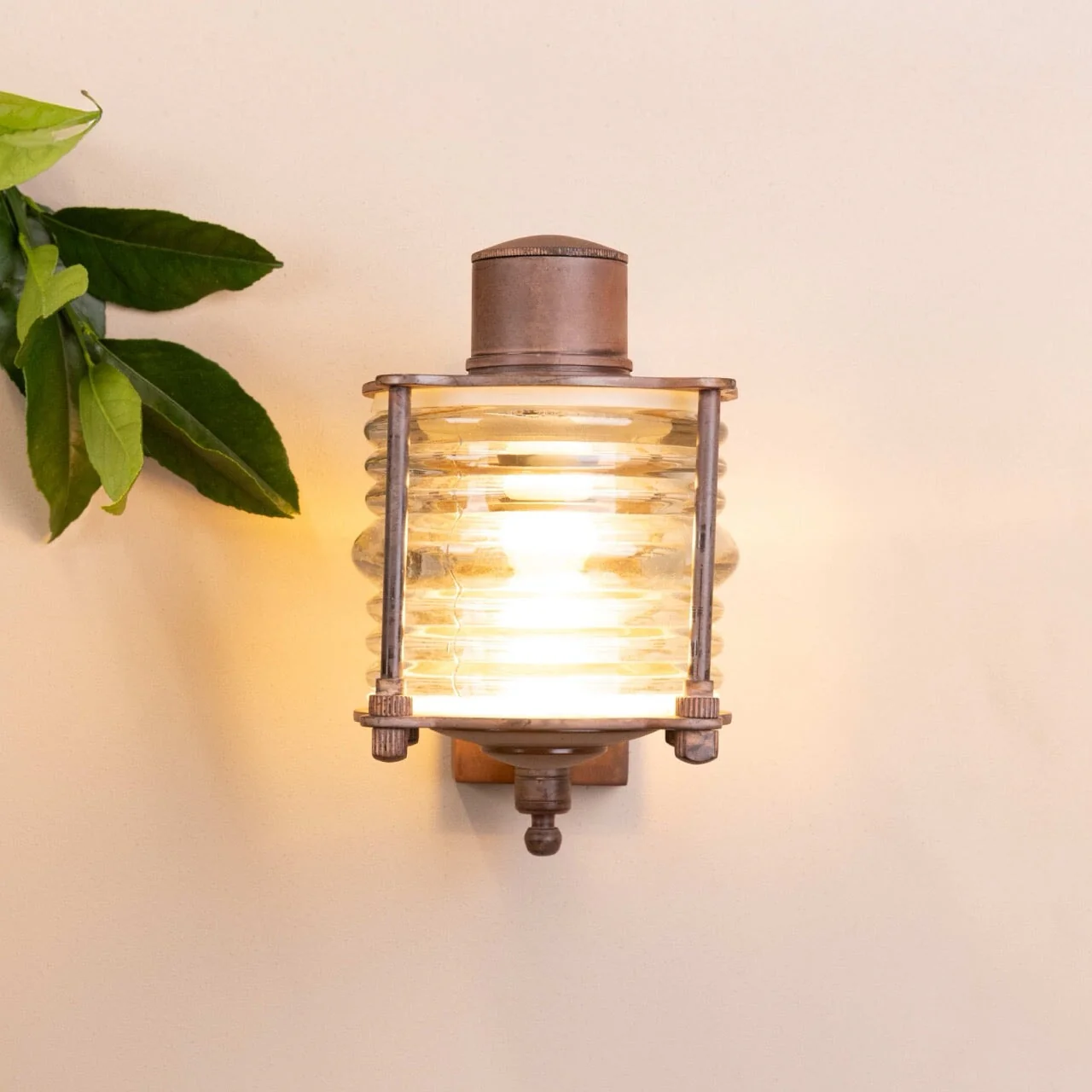 Frome Outdoor Wall Lamp | Rust - Image 3