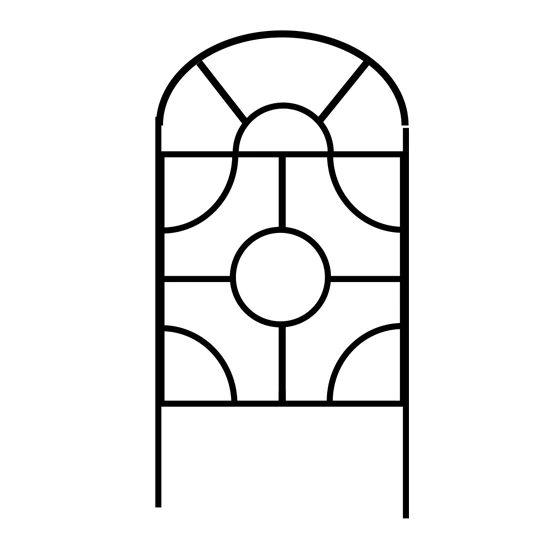 Georgian Round Top Garden Screen - Image 6