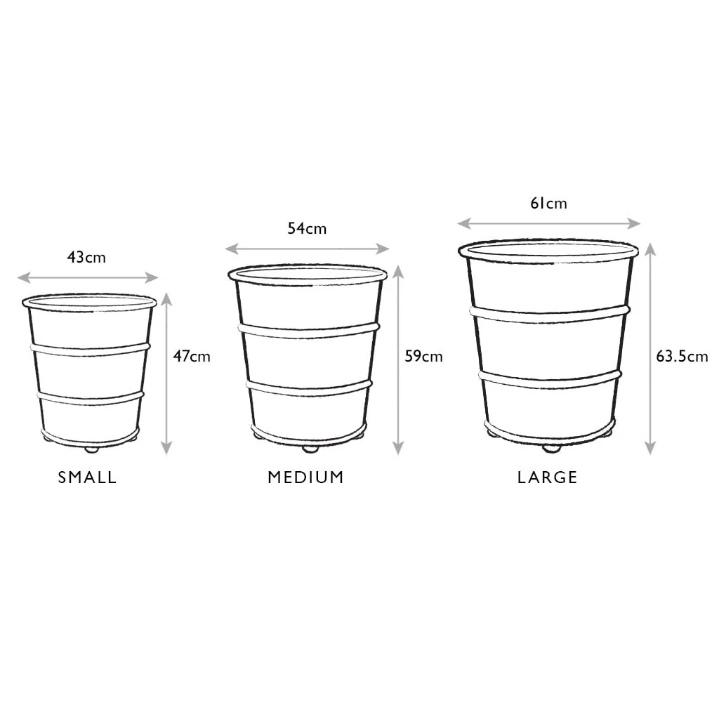 Classic Hooped Zinc Planter - Image 6