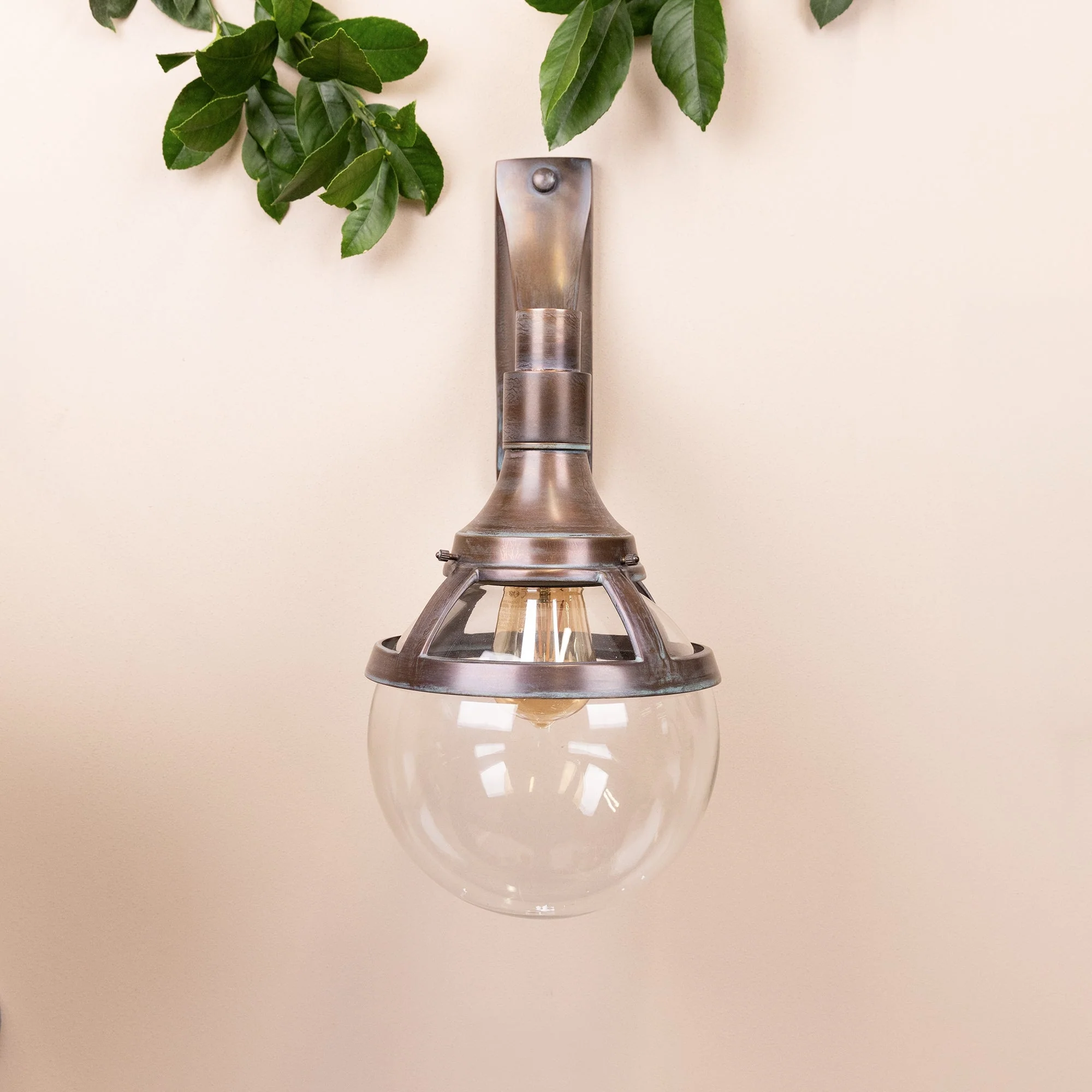 London Outdoor Wall Lamp | Copper Patina - Image 4