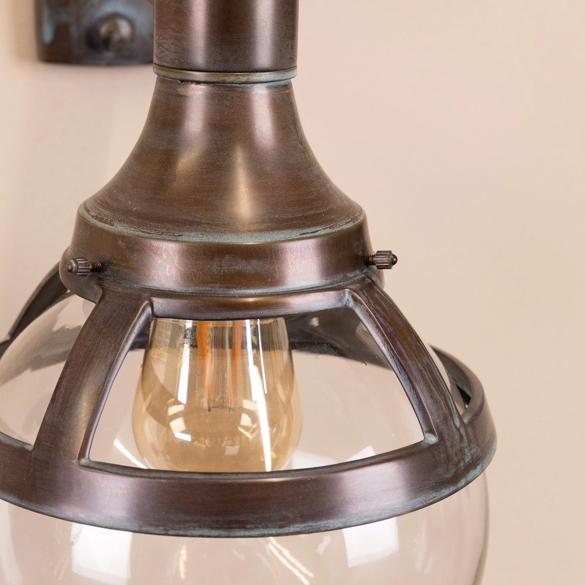 London Outdoor Wall Lamp | Copper Patina - Image 5