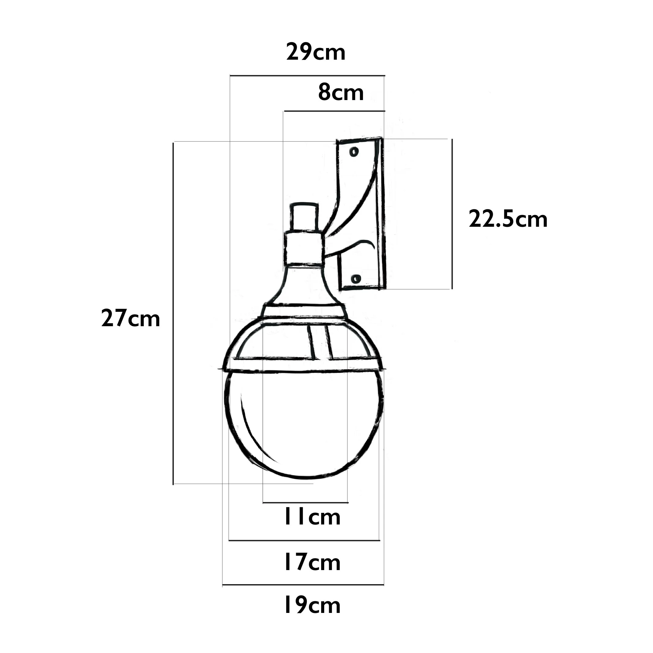 London Outdoor Wall Lamp | Copper Patina - Image 6