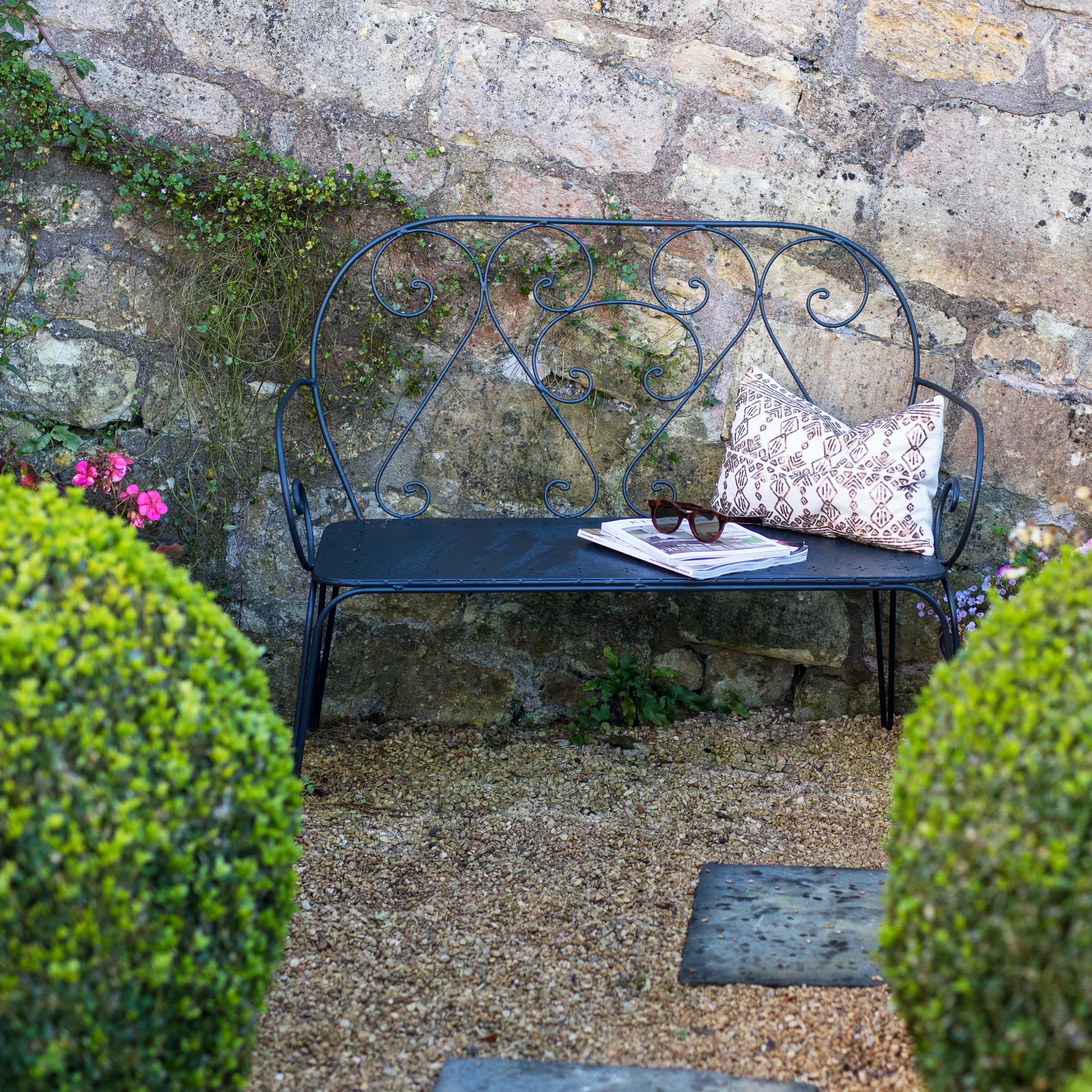 Pavillion Vintage Garden Bench - Image 7