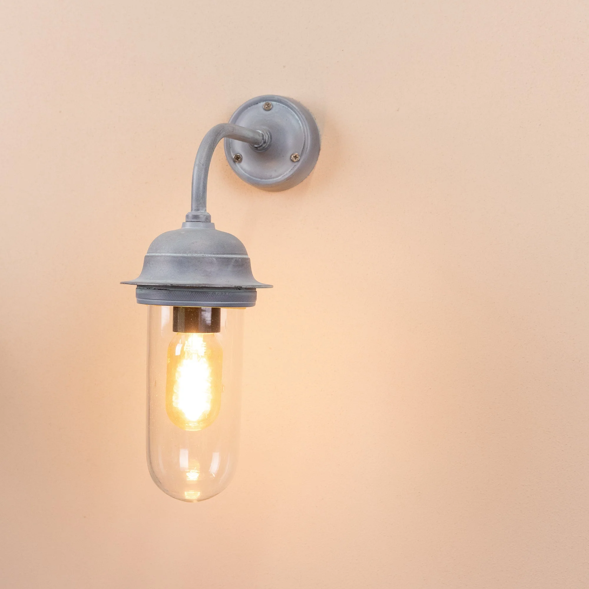 Pewsey Outdoor Wall Lamp | Old Iron - Image 4