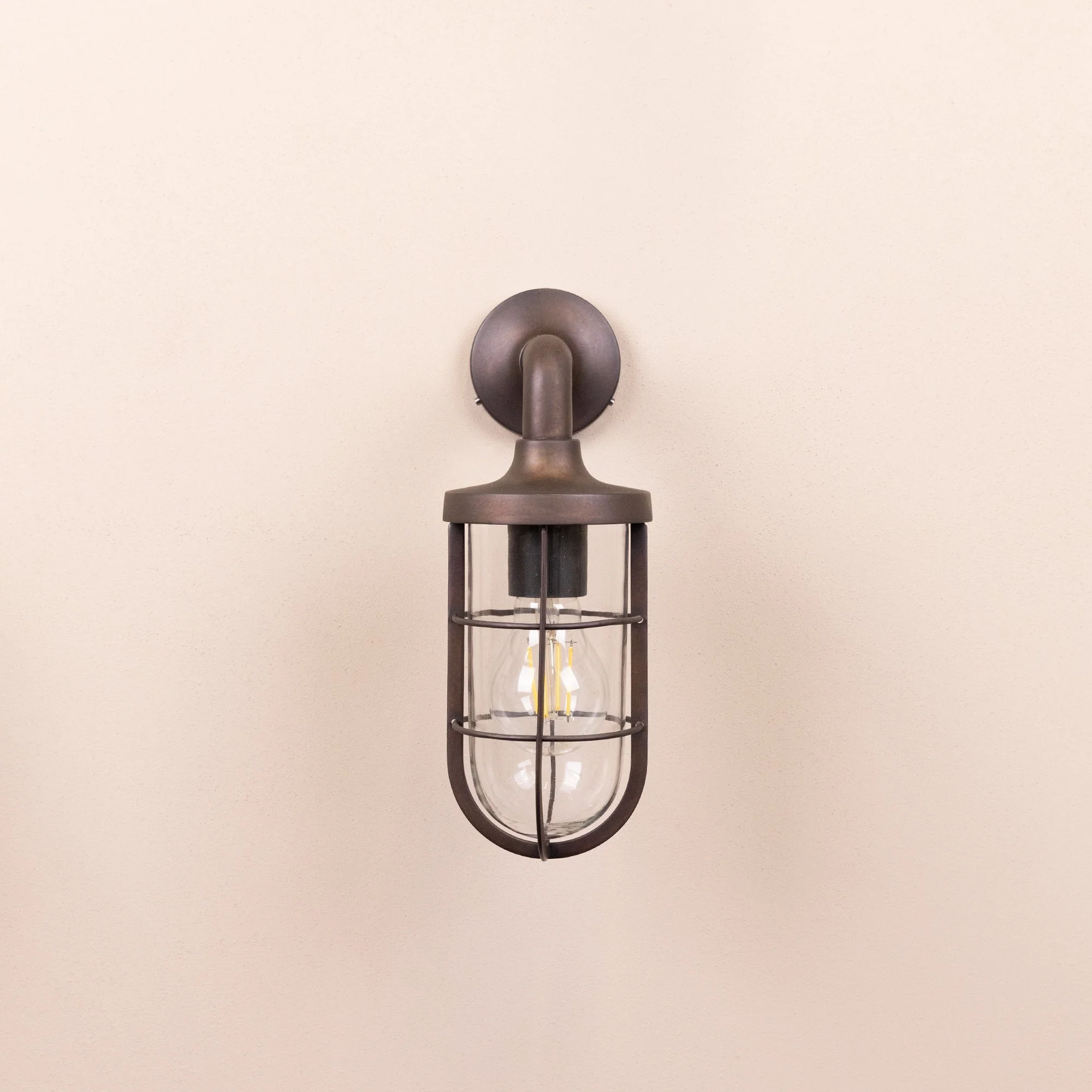Polperro Outdoor Wall Lantern | Bronze - Image 4