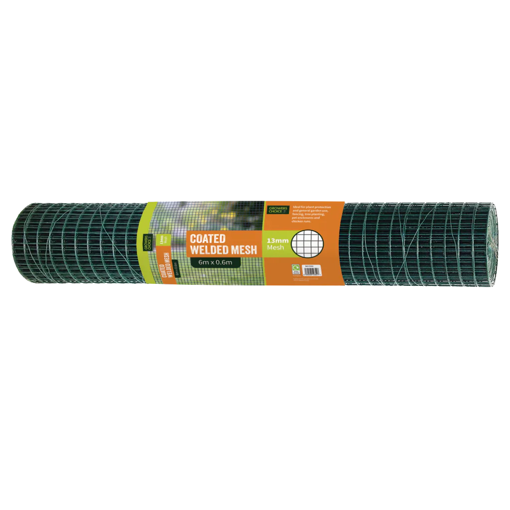 PVC Coated Weld Mesh - 0.6m x 6m - 13mm Mesh - Image 2