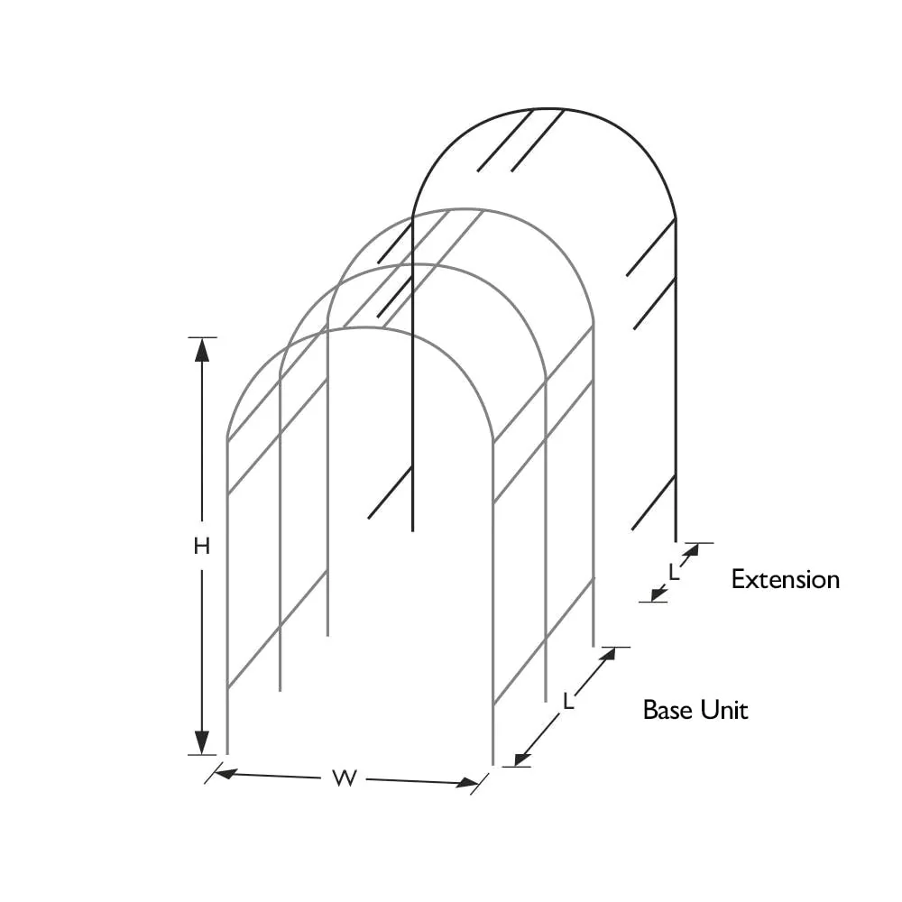 Round Pergola With Lattice - Image 8