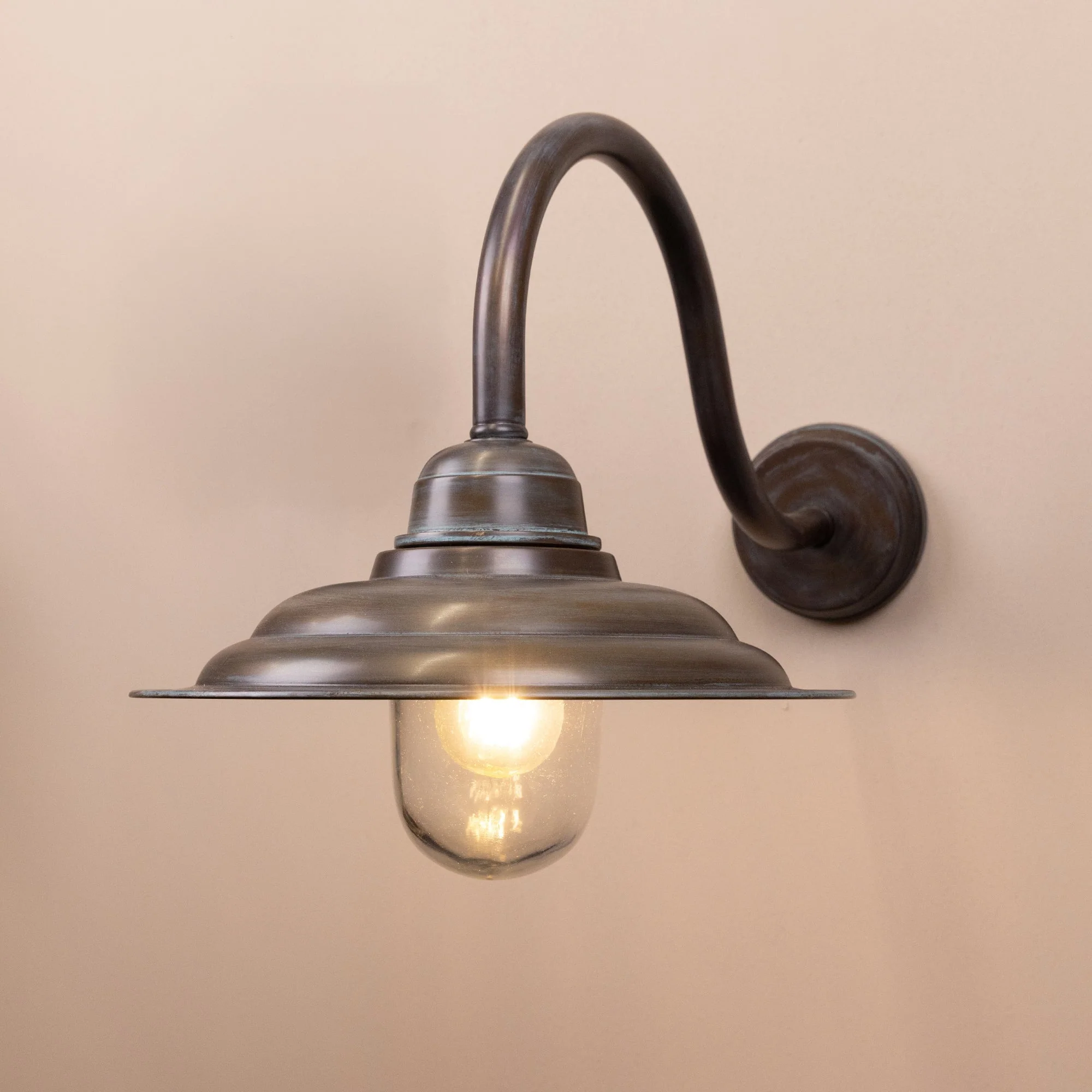 Tetbury Outdoor Wall Lamp | Copper Patina - Image 4