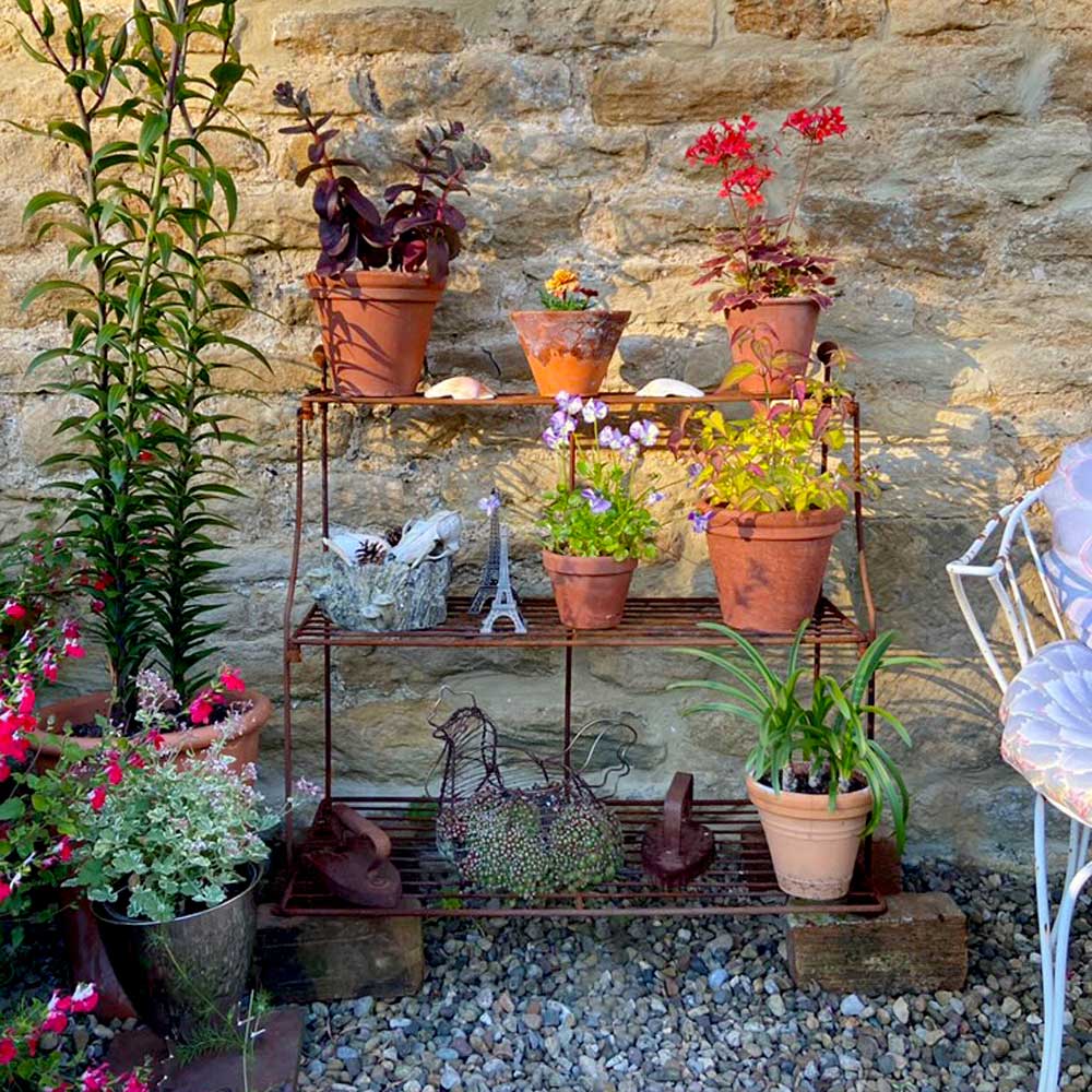 Elegance Tiered Plant Stand - Image 4