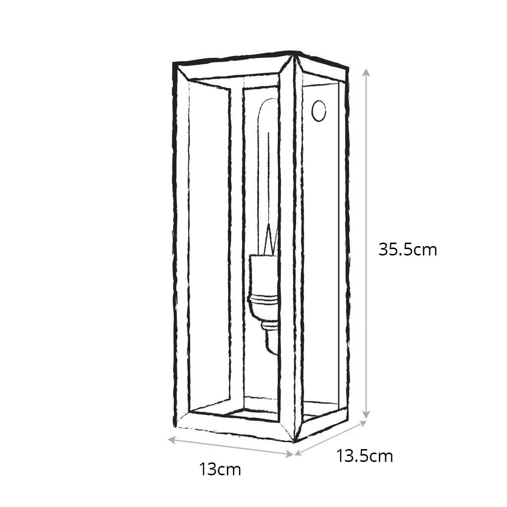 Wilton Outdoor Small Box Lantern - Image 6